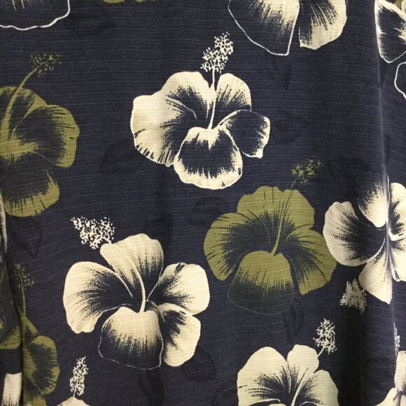 Tommy Bahama Tropical Hibuscus Silk Blend Polo Shirt - Picture 4 of 7